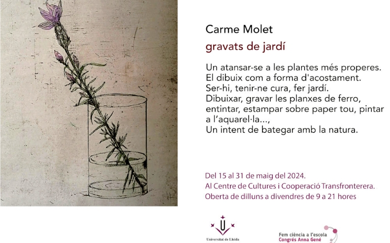 Exposició: Gravats de jardí / Carme Molet
