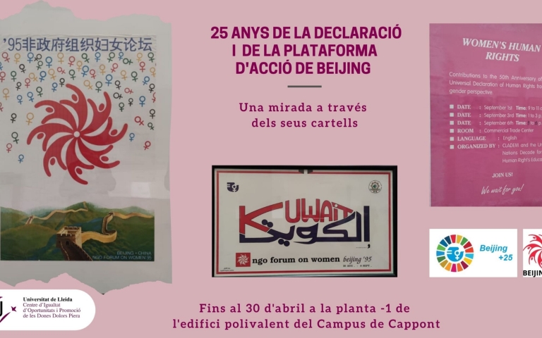 Exposició: 25 anys de la Declaració i de la Plataforma d'Acció de Beijing
