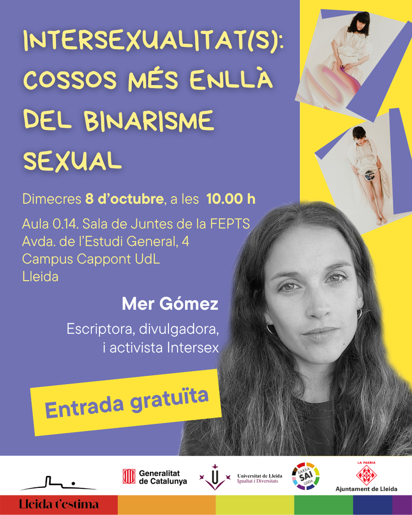 Jornada Intersexualitat(s): cossos més enllà del binarisme sexual Jornada Intersexualitat(s): cossos més enllà del binarisme sexual