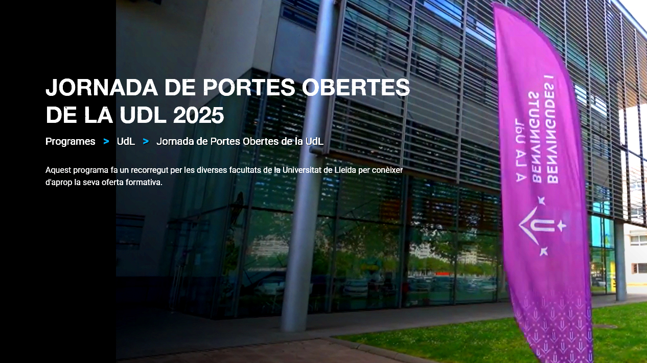 Jornada de Portes Obertes de la UdL per a famílies 2025