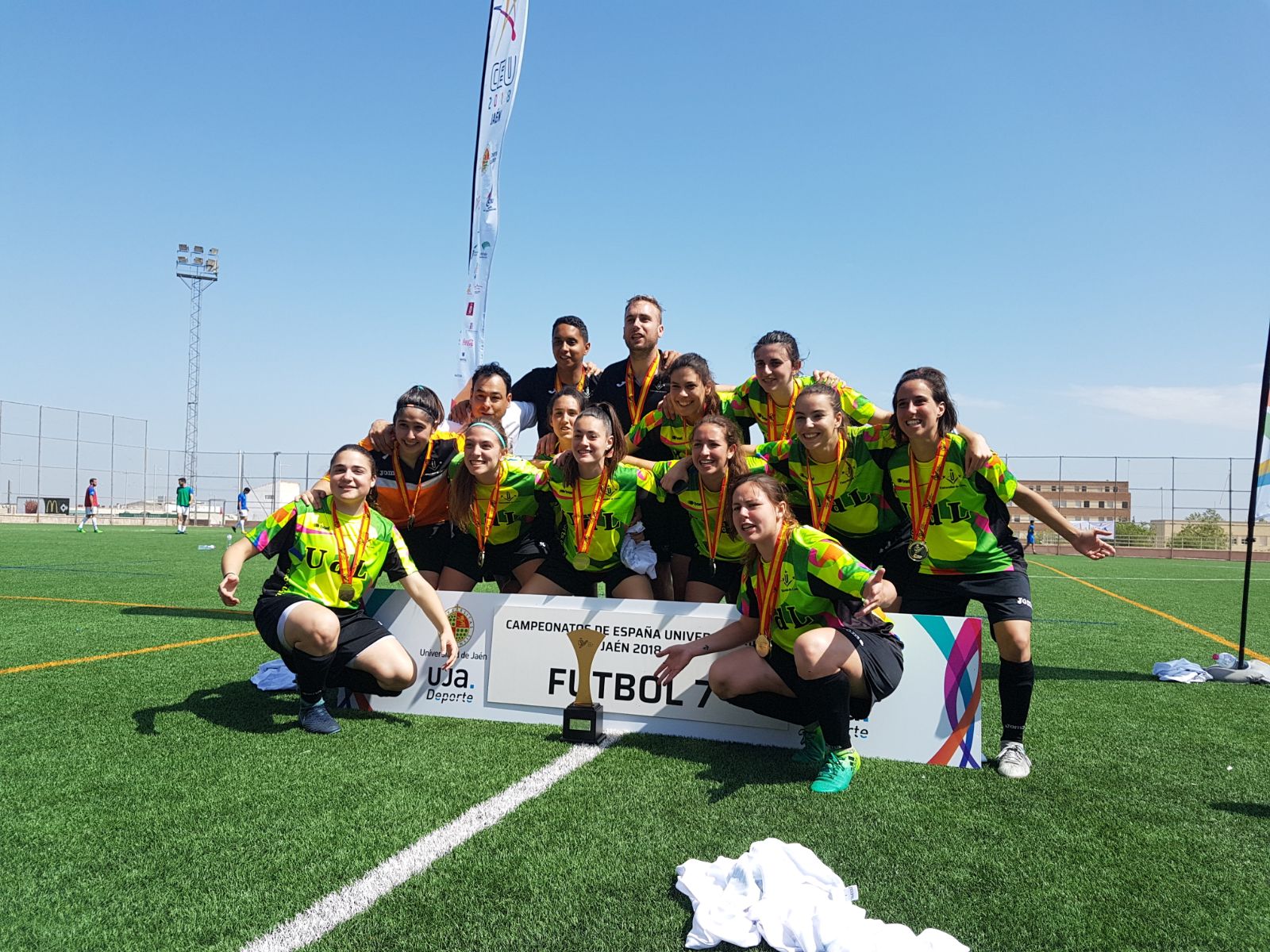 medalla futbol 7 femení Espanya