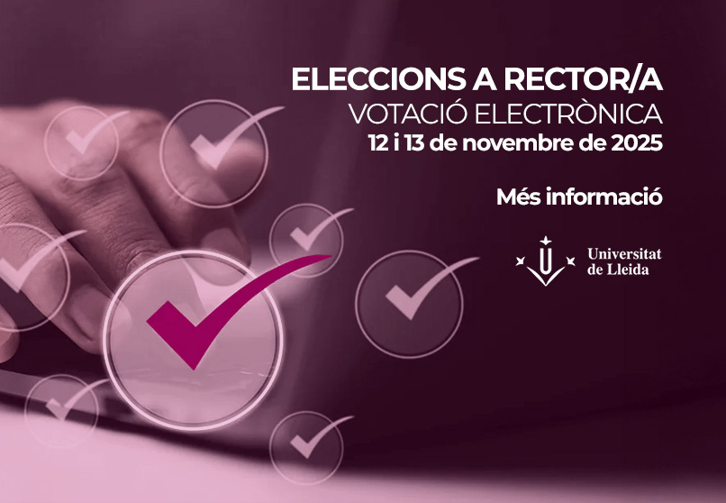 Eleccions a rector/a de la UdL / 12 i 13 de novembre / Més informació