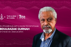 Acte d'investidura com a doctor Honoris Causa de la UdL del novel·lista tanzà Abdulrazak Gurnah