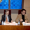 The Rectors of the University of Lleida and the Autonomous University of Barcelona, Joan Viñas & Lluís Ferrer