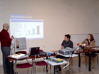 Presentació dels recursos disponibles a la Universitat de Lleida per a persones amb discapacitat