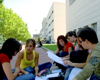 Estudiants de la UdL al Campus de Cappont