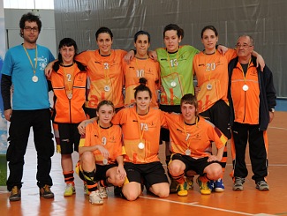 Equip de Futbol-sala femení de la Universitat de Lleida, campió als Campionats Universitaris 2011