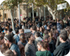 Concentració contra les retallades a la Universitat de Lleida (UdL) 