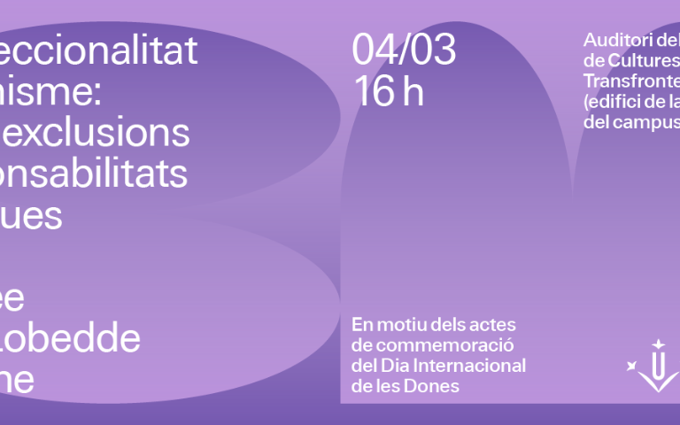 Ponència: Interseccionalitat i feminisme: límits, exclusions i responsabilitats polítiques