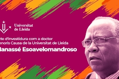 Acte d'investidura com a doctor Honoris Causa de la UdL de Manassé Esoavelomandroso