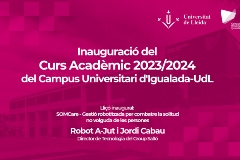 Acte d'inauguració del curs acadèmic 2023/24 del Campus Universitari d'Igualada-UdL
