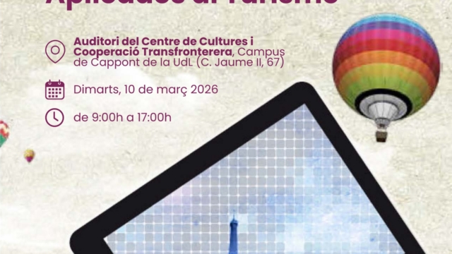 XIV Jornada de Turisme de la UdL: Noves Tecnologies Aplicades al Turisme