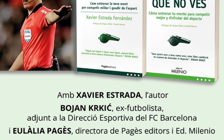 Presentació dels llibres: El partit que no veus (Pagès Editors) / El partido que no ves (Milenio)