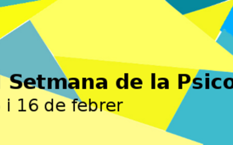 6a Setmana de la Psicologia