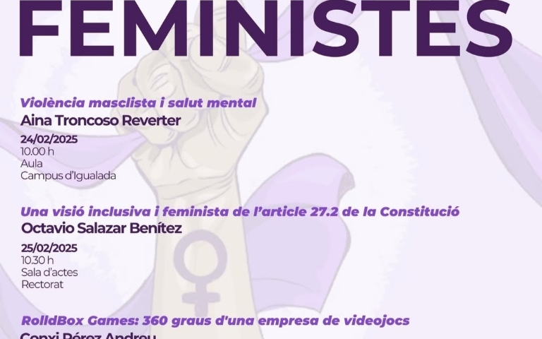 Conferència: Una lectura inclusiva y feminista del artículo 27.2 CE