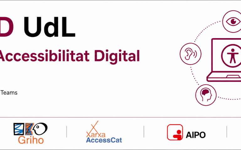 I GAAD UdL. 1a Jornada d'Accessibilitat Digital de la UdL