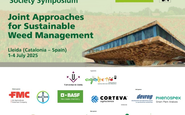 20è Simposi de l’European Weed Research Society (EWRS): Joint Approaches for Sustainable Weed Management