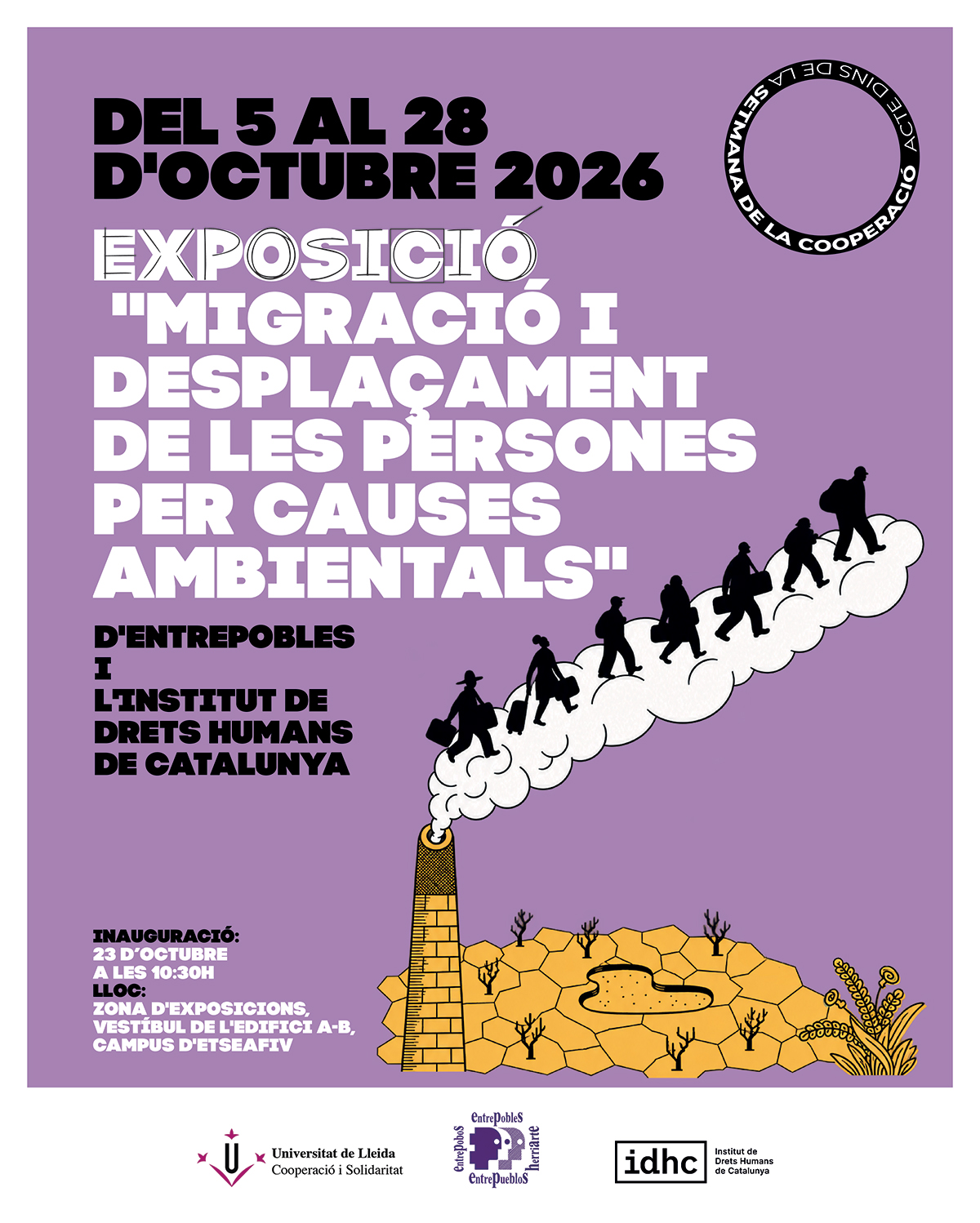 Exposició: Migració i desplacament de les persones per causes ambientals