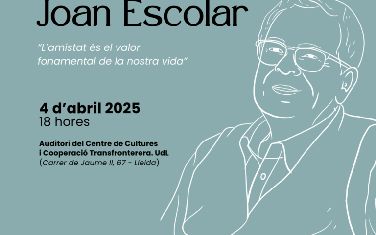 Acte d'homenatge a Joan Escolar