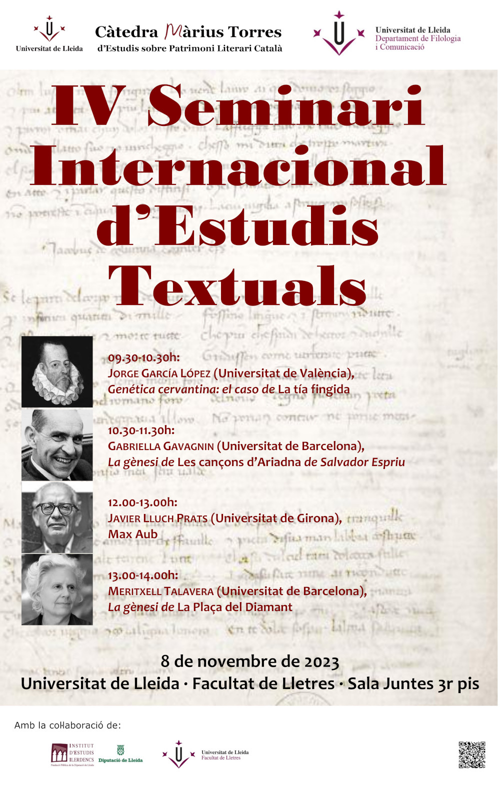 IV Seminari Internacional d'Estudis Textuals