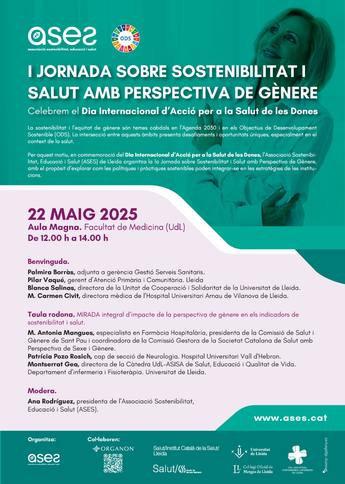 1a Jornada sobre Sostenibilitat i Salut amb Perspectiva de Gènere 1a Jornada sobre Sostenibilitat i Salut amb Perspectiva de Gènere