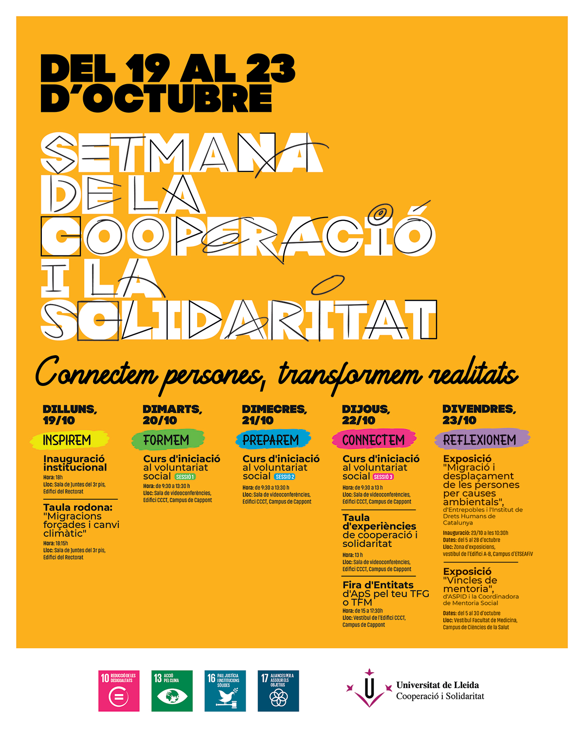 1a Setmana de la Cooperació i la Solidaritat