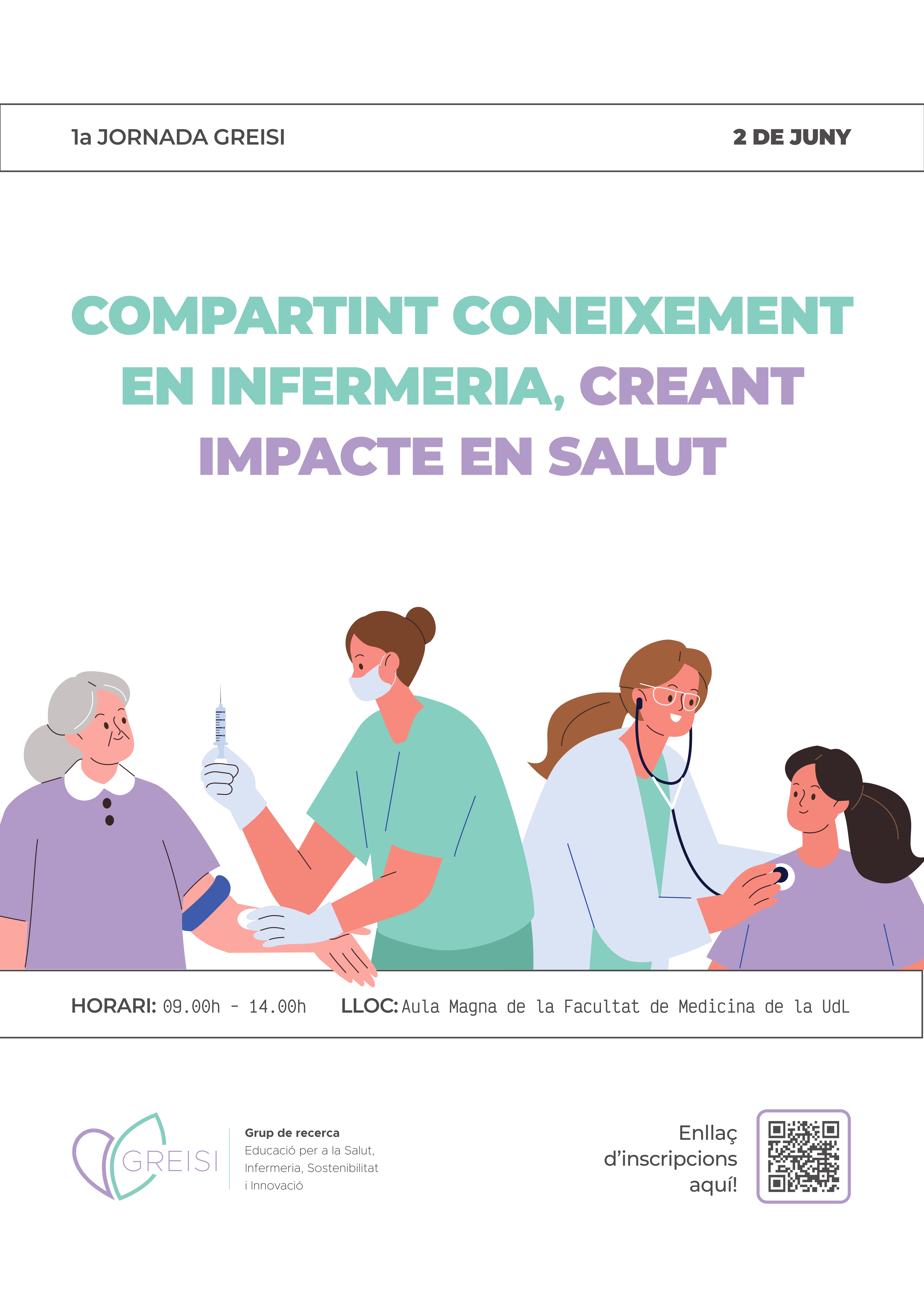 Jornada: Compartint coneixement en infermeria, creant impacte en salut