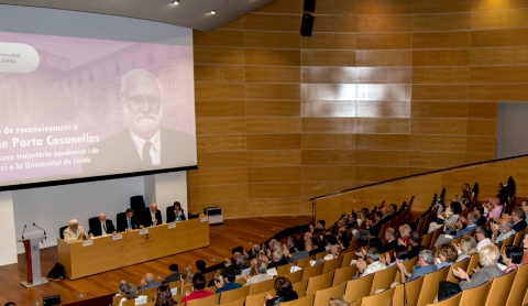 La UdL dedica la biblioteca del campus de Cappont a Jaume Porta