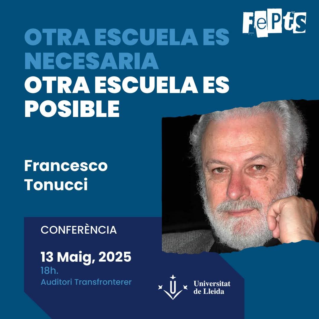 Conferència: Otra escuela es necesaria, otra escuela es posible Conferència: Otra escuela es necesaria, otra escuela es posible