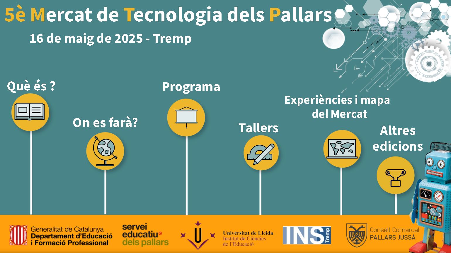 Mercats de Tecnologia del Pallars i de l'Anoia Mercats de Tecnologia del Pallars i de l'Anoia