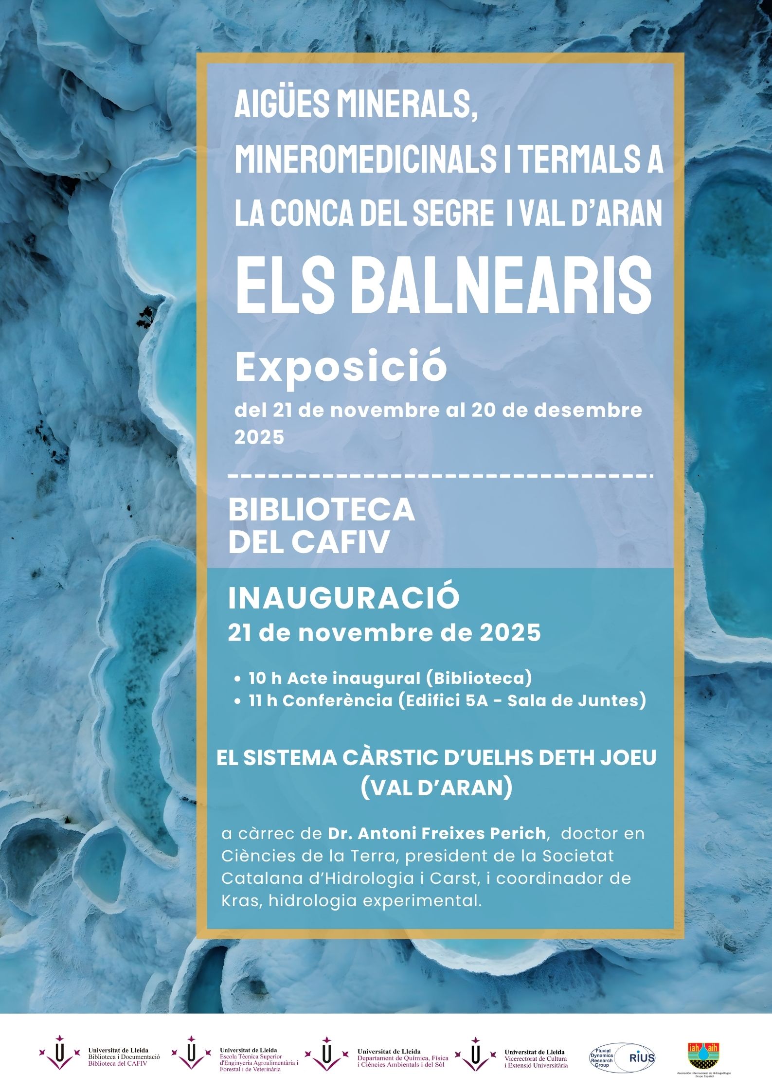 Exposició: Aigües minerals, mineromedicinals i termals a la Conca del Segre i Val d'Aran. Els balnearis