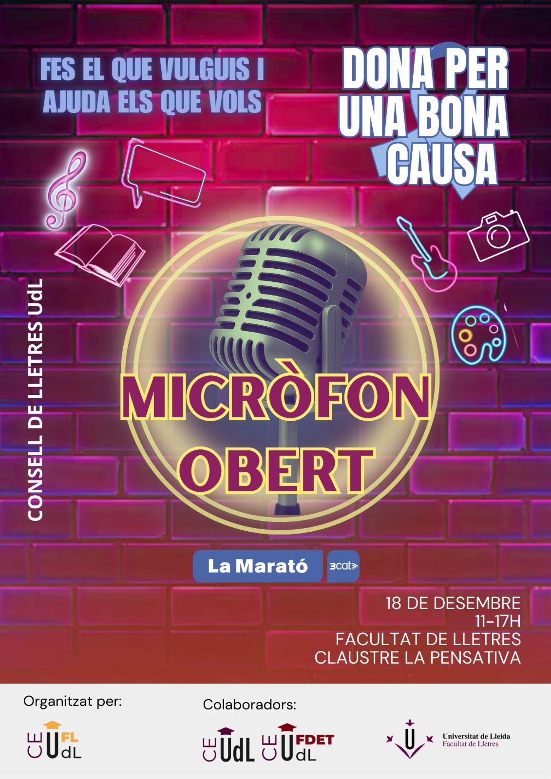 micròfon obert UdL Marató 3cat
