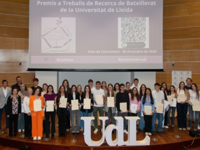 XXII Premis als Treballs de Recerca realitzats per estudiants de Batxillerat